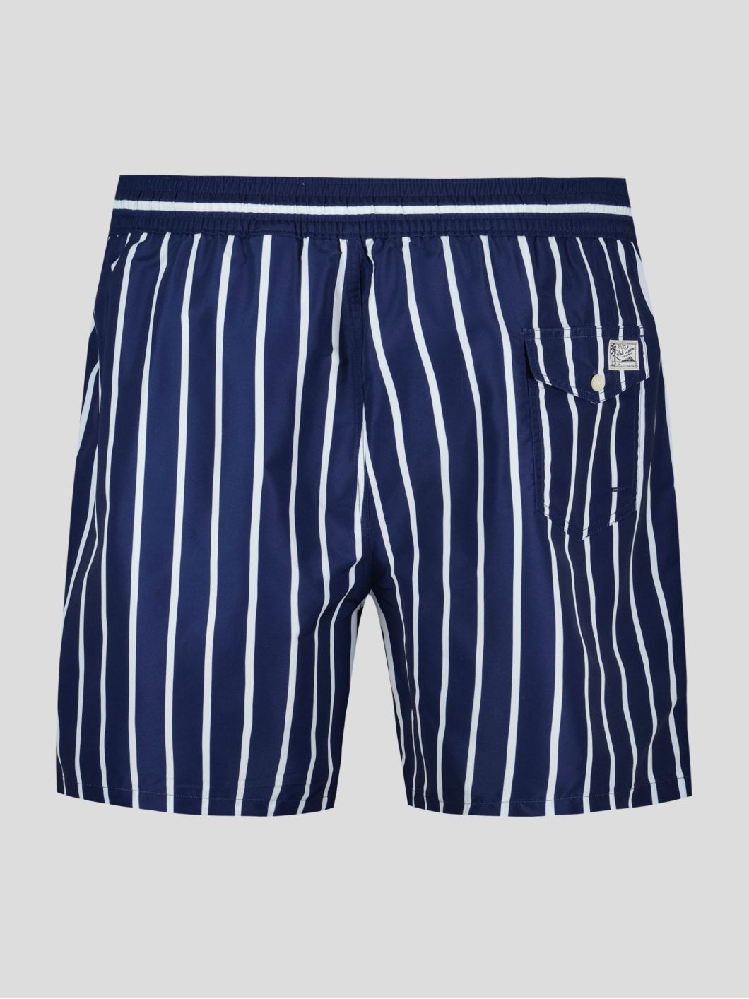 Maillot de Bain Rayé Grande Taille Bleu et Blanc